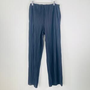 & Other Stories Black Pleated Pant Elastic Waist Size 6